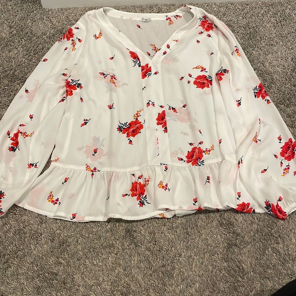 Floral dress shirt